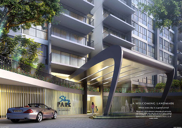SkyPark Residences - Grand Entrance