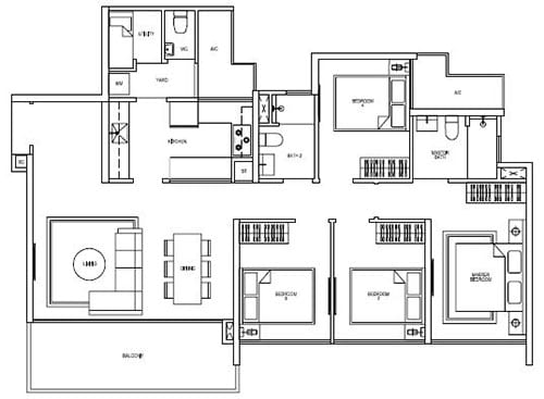 SkyPark Residences - C1 121, 1302