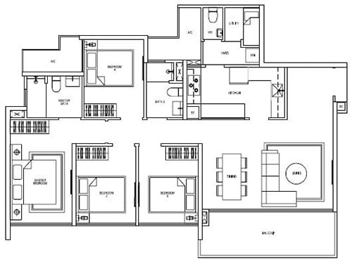 SkyPark Residences - C2 122, 1313