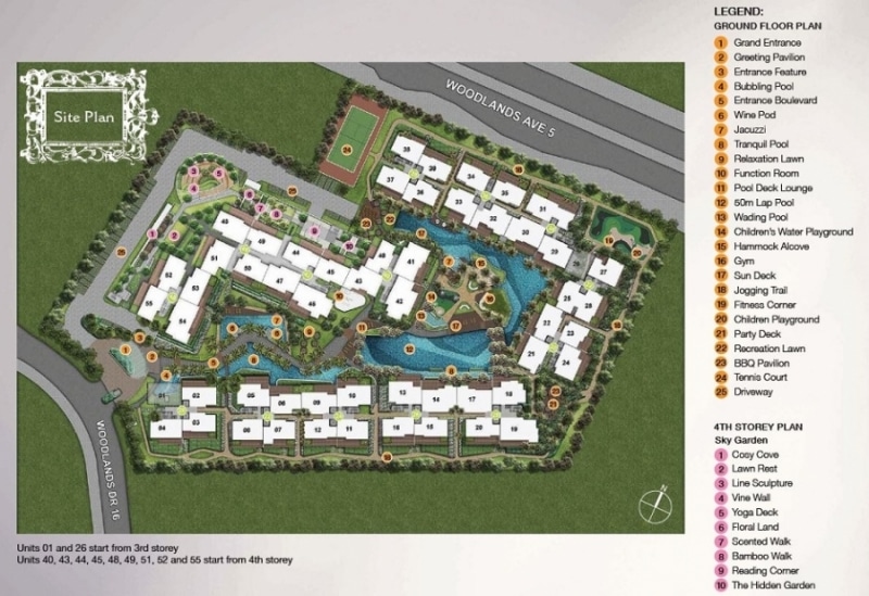 Forestville EC (New Launch) - Site Plan with Condo Facilities Legend Forestville EC Site Plan
