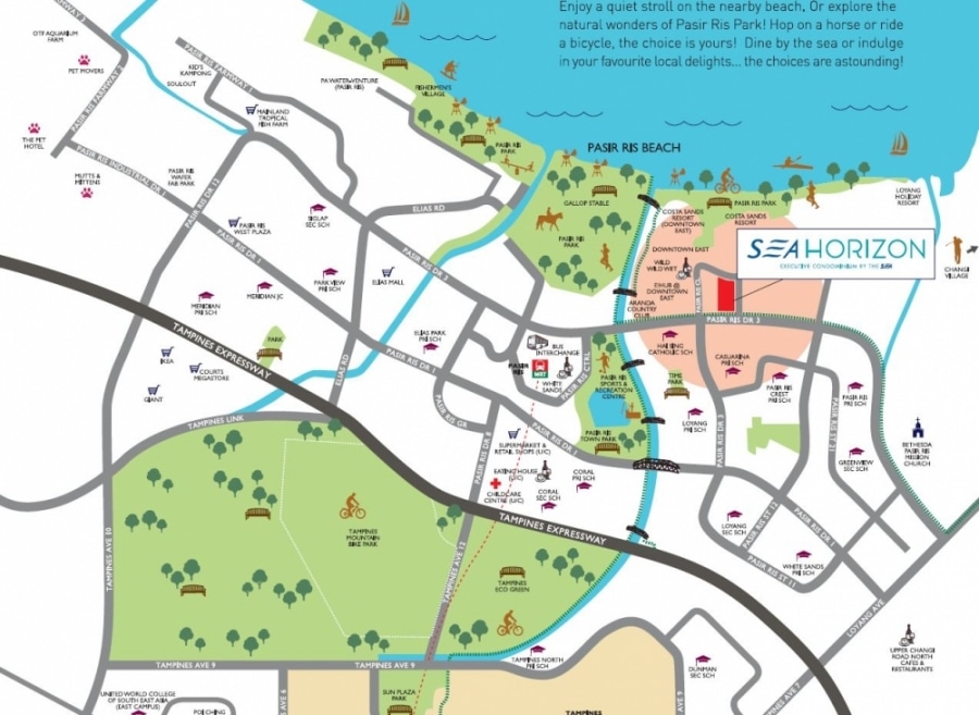 Sea Horizon EC (New Launch) - Brochure - Sea Horizon EC Location Map Sea Horizon EC Location