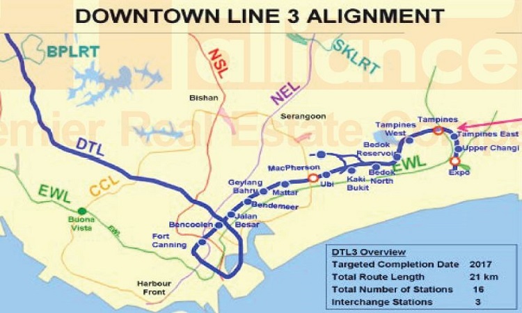 Sea Horizon EC - Downtown Line 3 Alignment