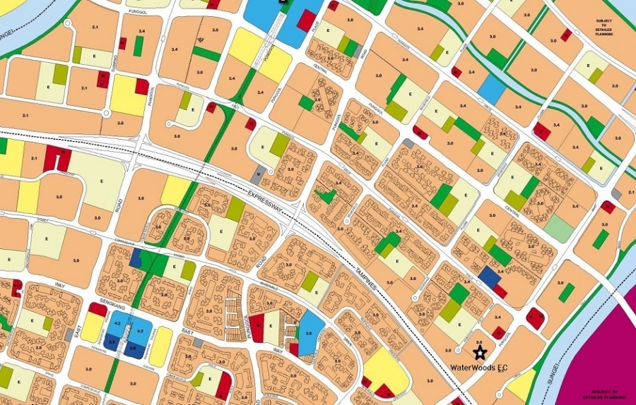 Waterwoods Punggol - MasterPlan 2008 View