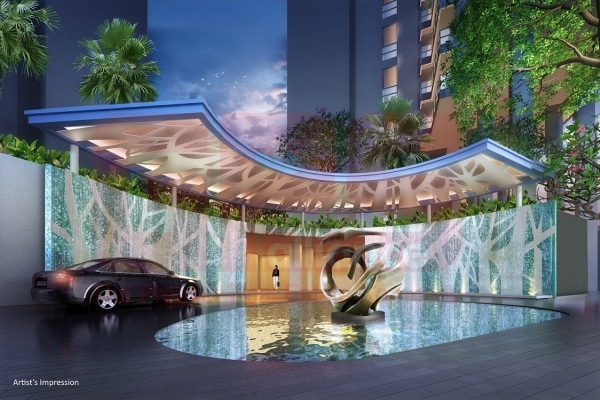 WaterWoods EC - Main Entrance View