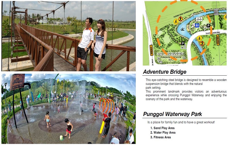 My Waterway at Punggol - Adventure Bridge, Punggol Waterway Park