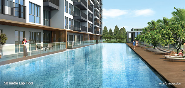 Jewel at Buangkok Site Plan - 50 metre Lap Pool