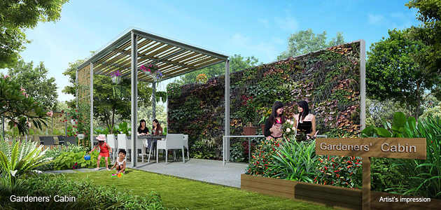 Jewel at Buangkok Condo Site Plan - Gardeners Cabin