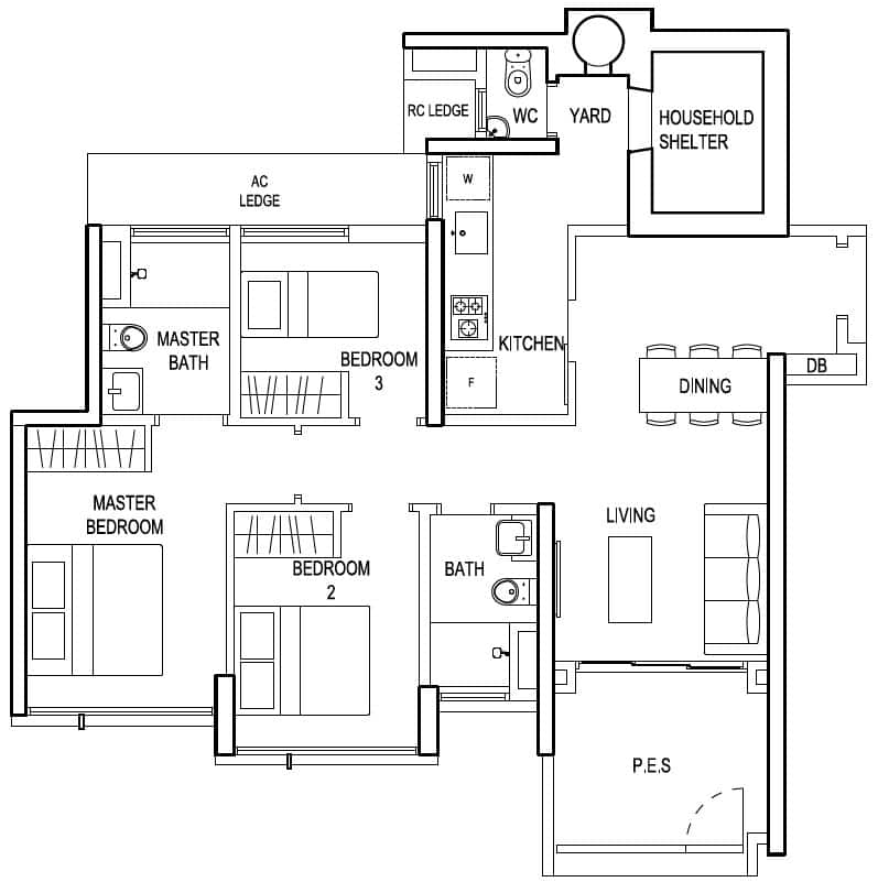 The Terrace Floor Plan