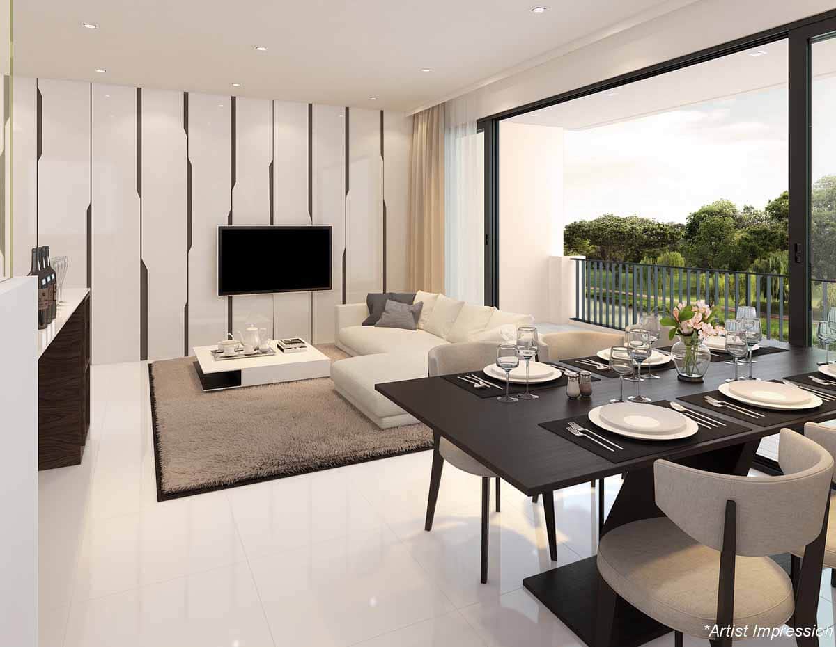 The Terrace - Living and Dining 4 Bedroom