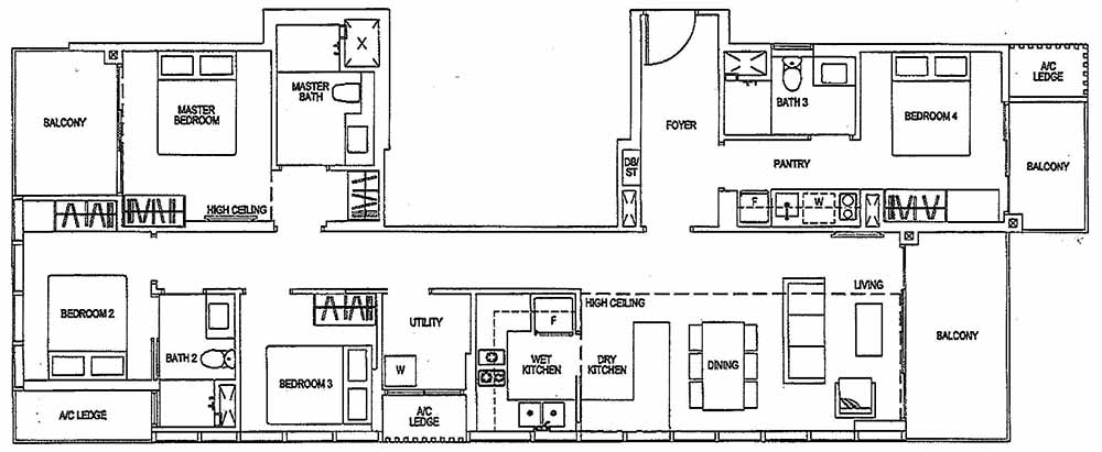 Sims Urban Oasis Deluxe 4BR D2DK-R 134 1442