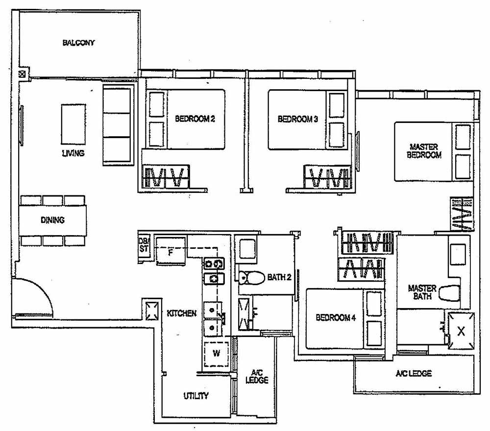 Sims Urban Oasis Deluxe 4BR Dc1 92 990
