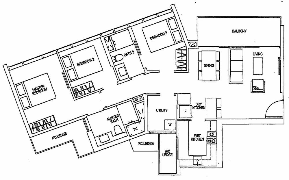 Sims Urban Oasis Grand 3BR C1(M) 96 1033