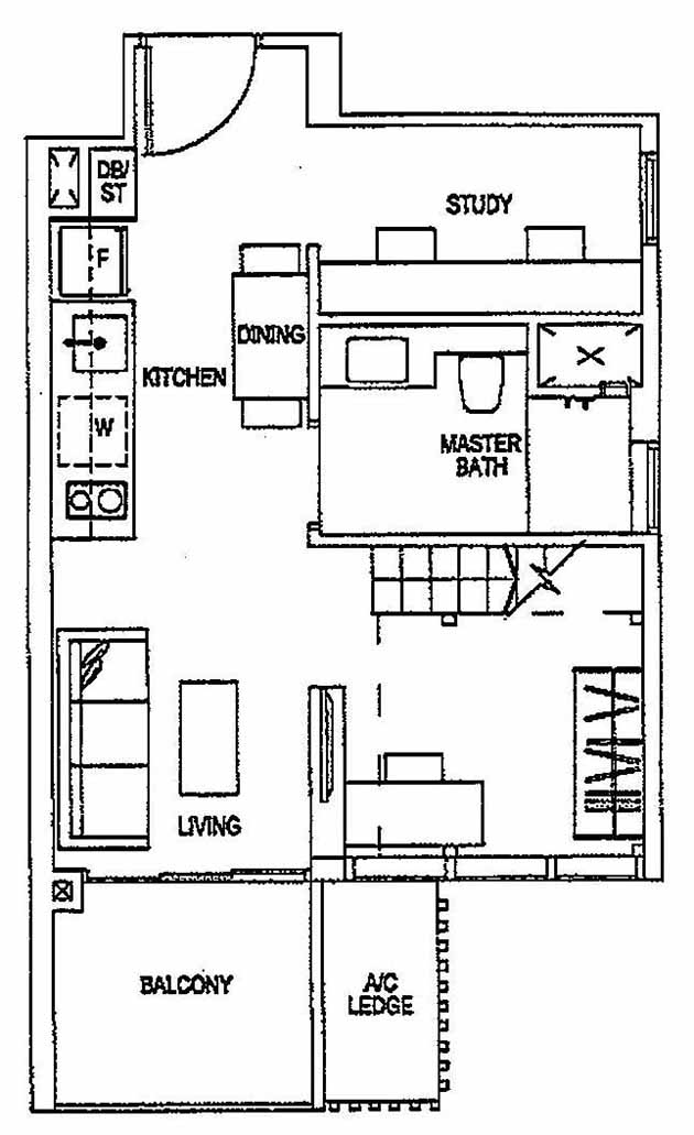 Sims Urban Oasis Loft 1BR A2aL 43 463