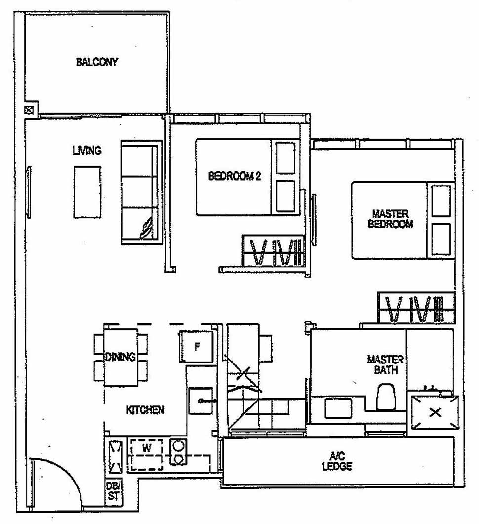 Sims Urban Oasis Loft 2BR B1L 66 710