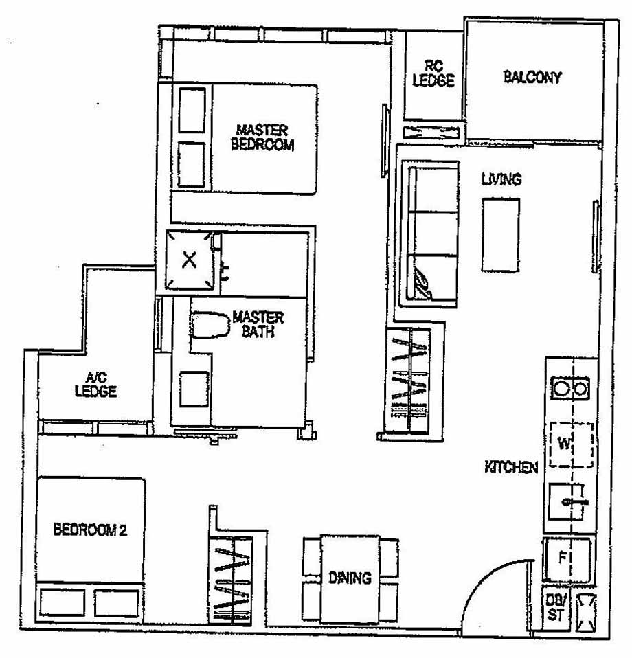 Sims Urban Oasis Suites 2BR B2(M) 58 624