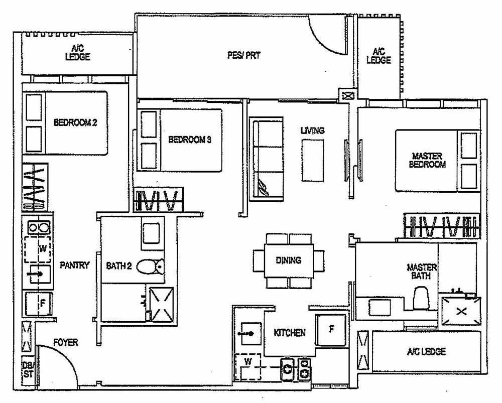 Sims Urban Oasis Suites 3BR Cc2DK-P 89 958