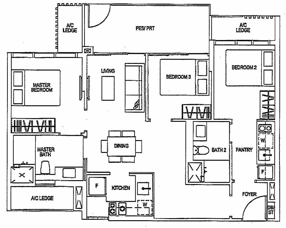 Sims Urban Oasis Suites 3BR Cc2DK(M)-P 89 958