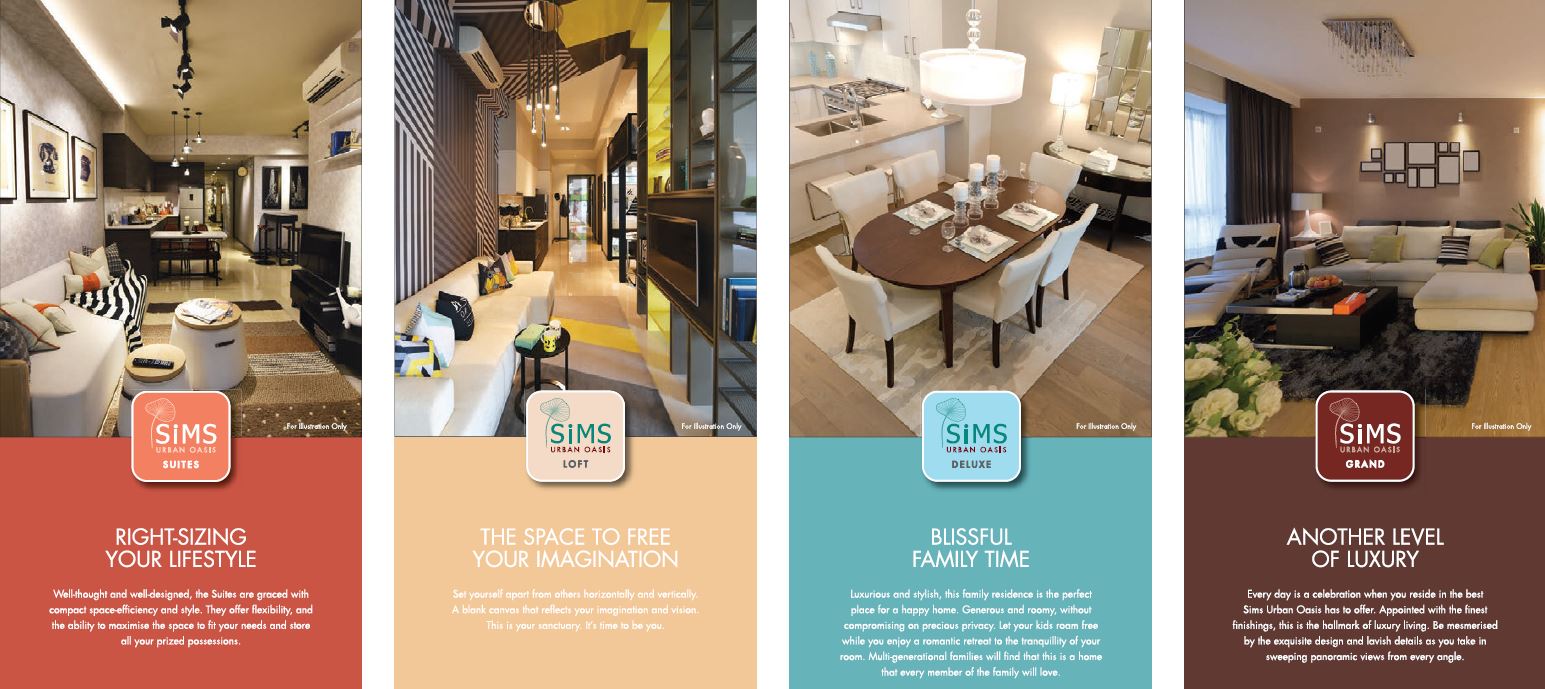 Sims Urban Oasis - Well-thought and Well-designed Unit Types