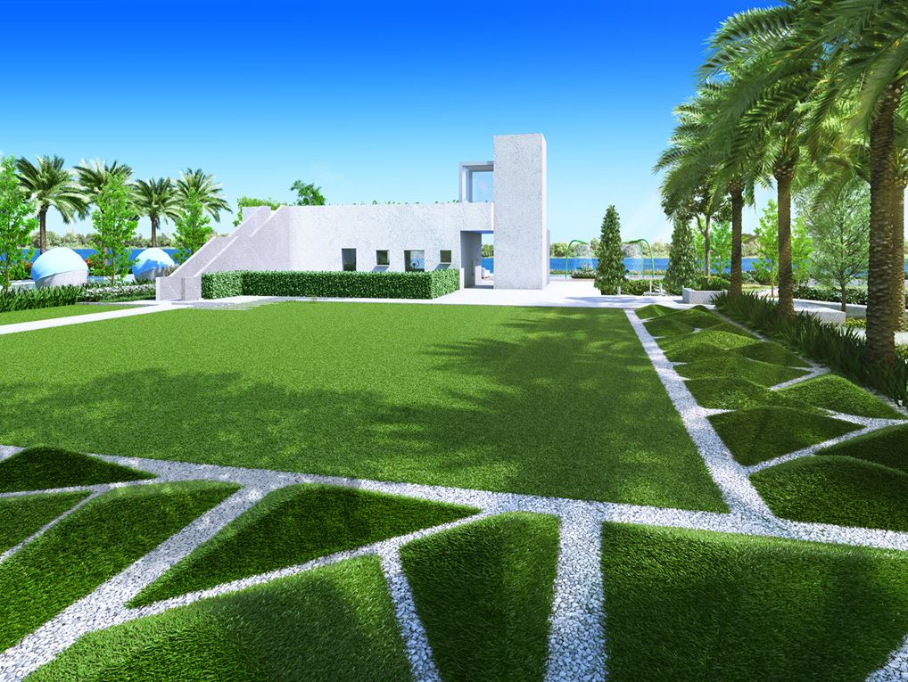 The Santorini - Beautiful Lawn