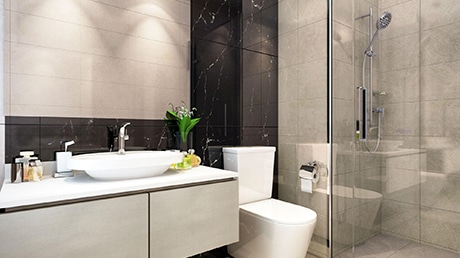 The Santorini Showflat - Luxury Bathroom