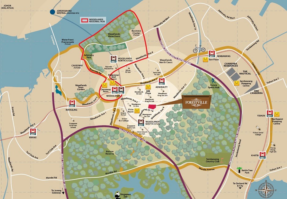 Forestville EC Location