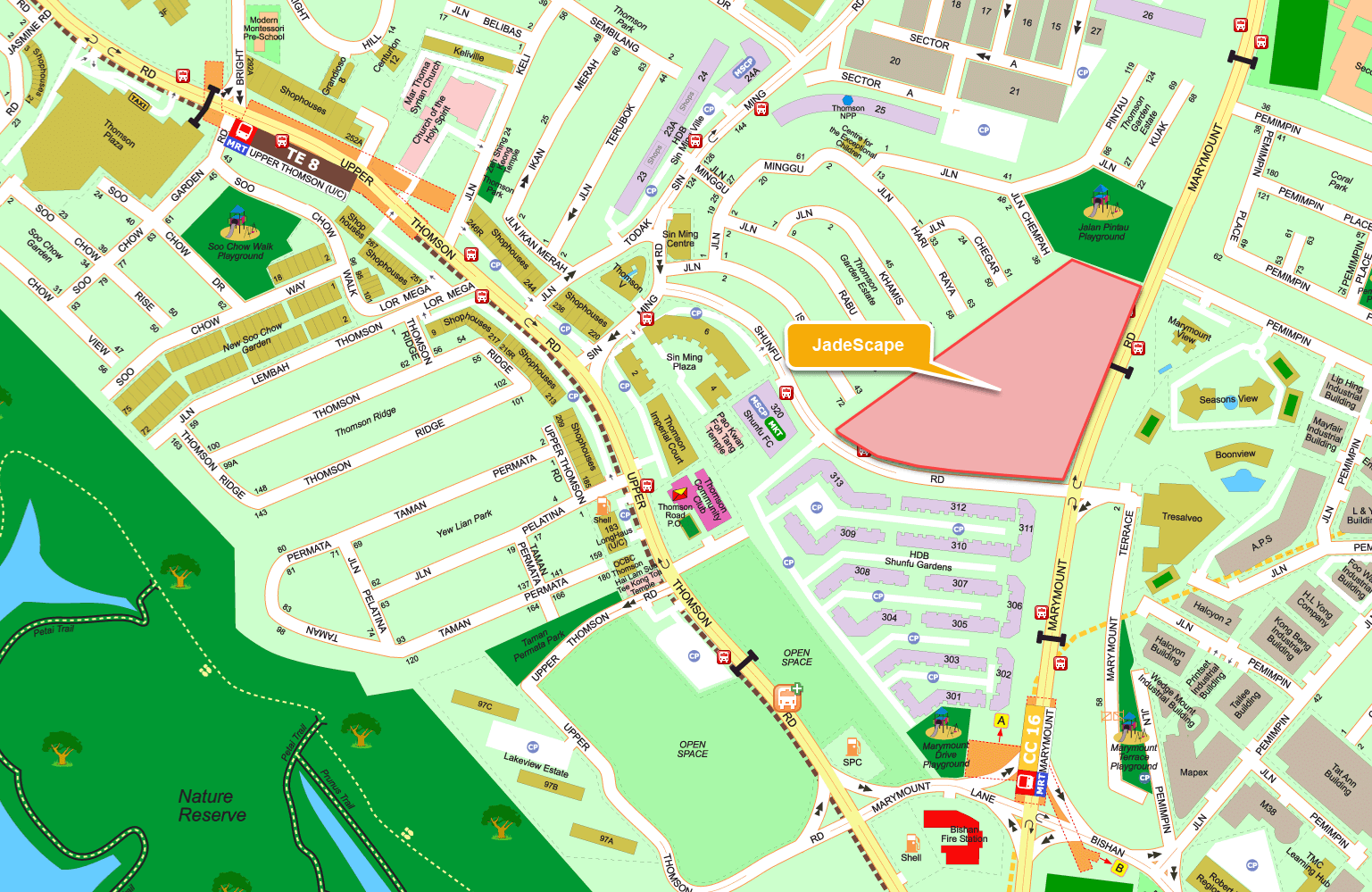 JadeScape Location Map Street Directory