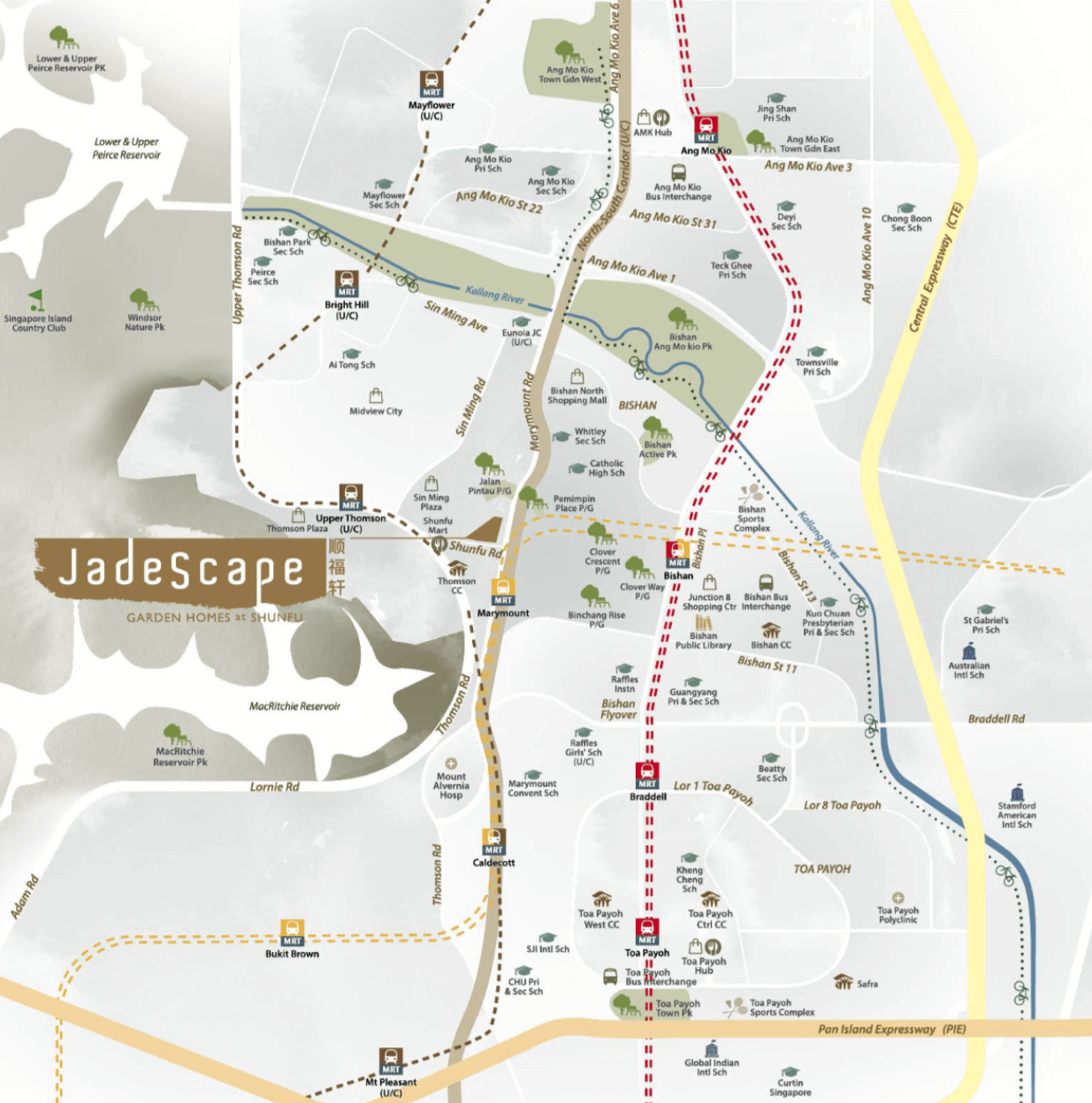 JadeScape Location Map