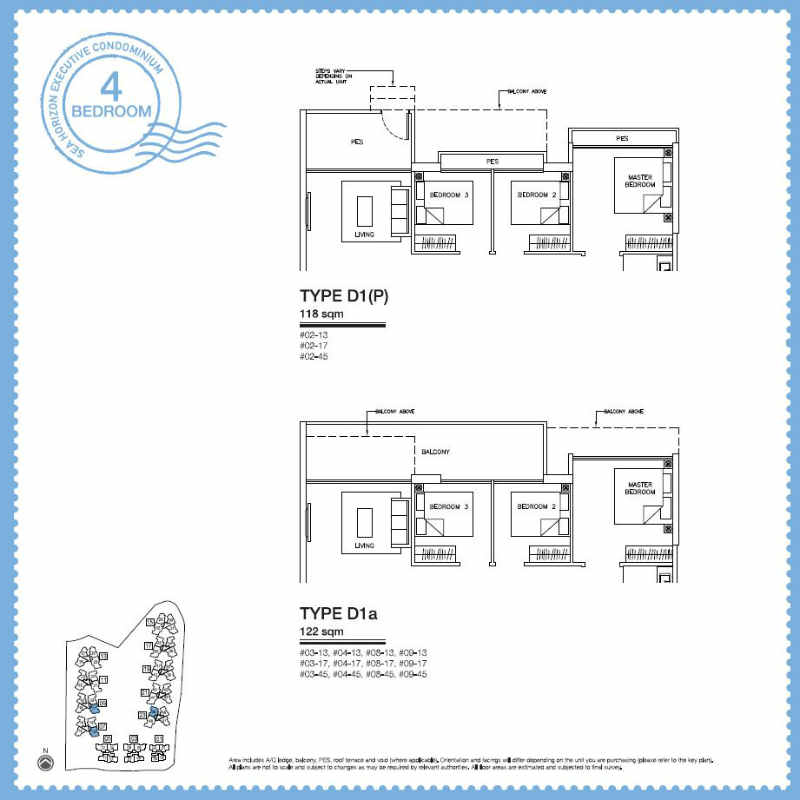 Sea Horizon EC - 4 Bedroom D1 116 sqm b