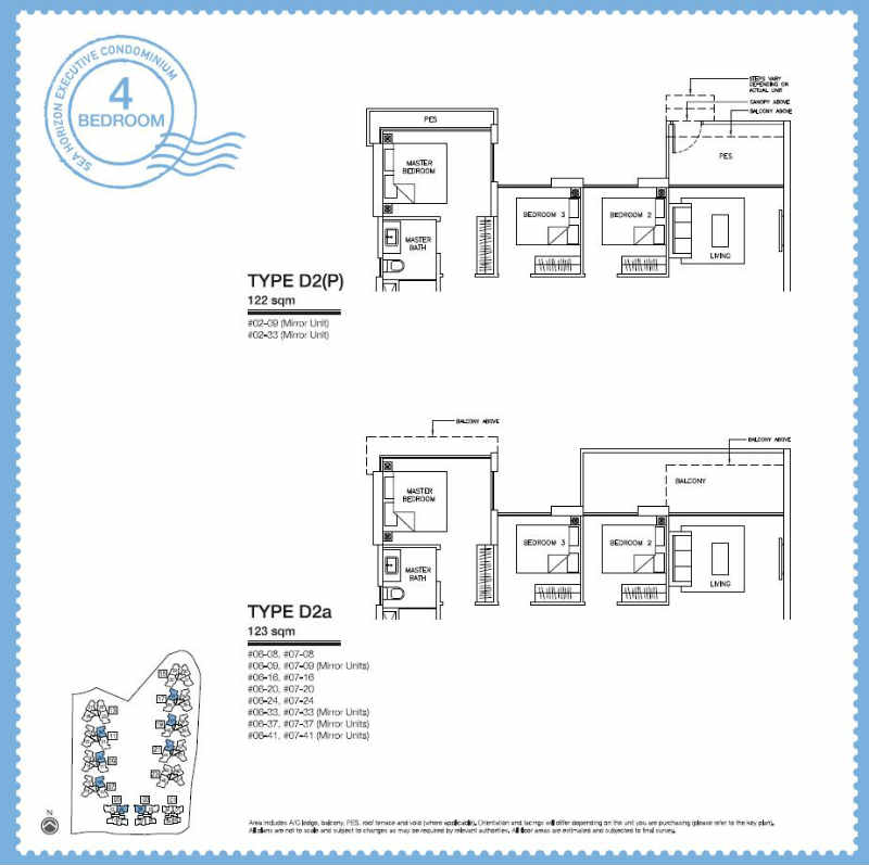 Sea Horizon EC - 4 Bedroom D2 119 sqm b