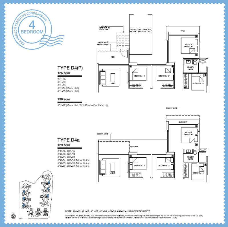 Sea Horizon EC - 4 Bedroom D4 121 sqm b