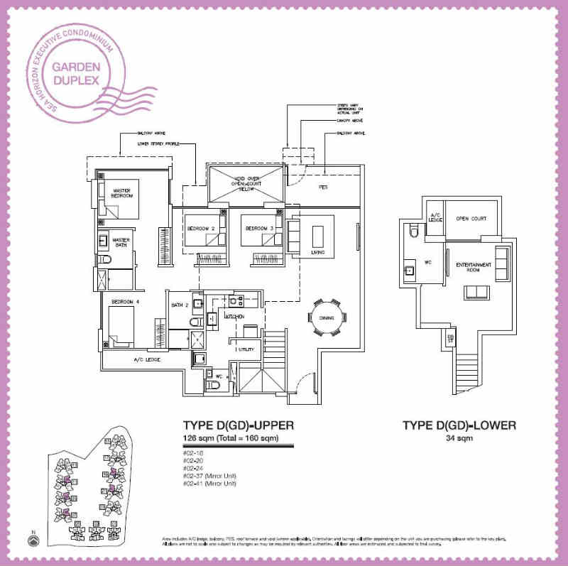 Sea Horizon EC - Garden Duplex D(GD) 160 sqm