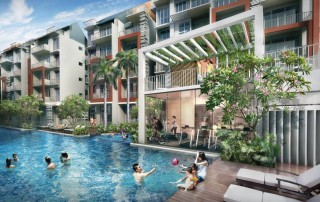 The Creek @ Bukit Condo Pool + Clubhouse