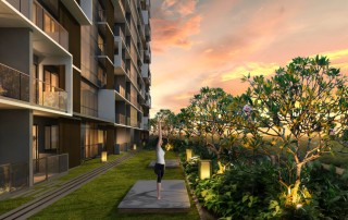 The Poiz Residences Outdoor Yoga