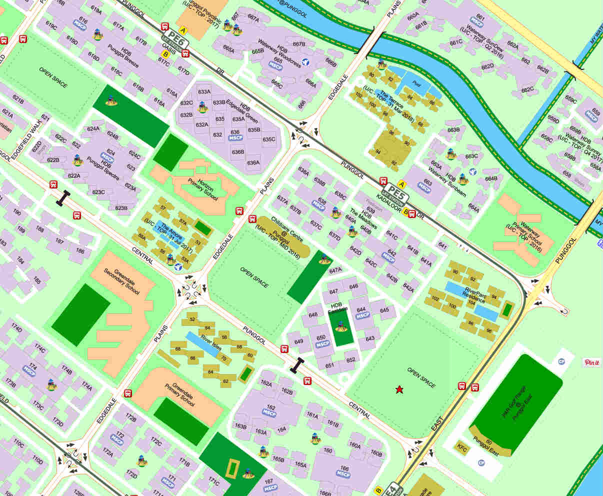 The Terrace EC Showflat Location