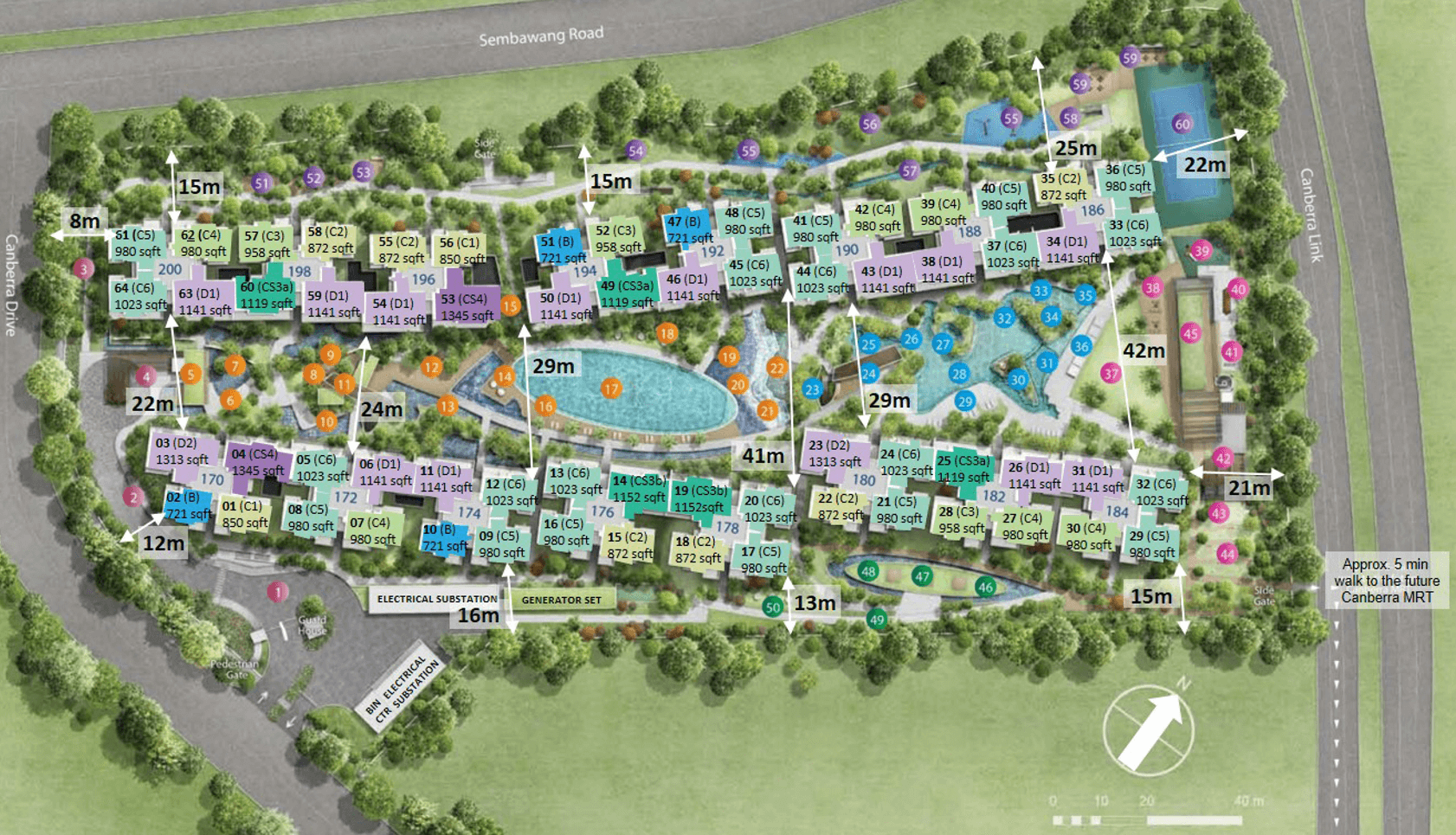 The Visionaire Site Plan