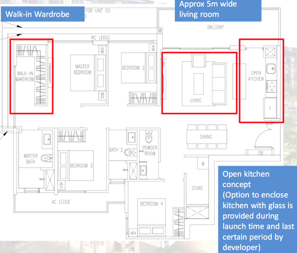 The Visioniare EC Showroom Unit 4 Bedroom D2 122 sqm 1313 sqft