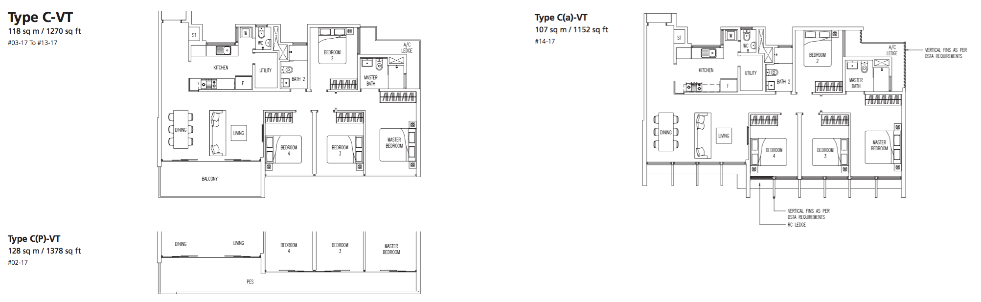 Twin Fountains EC 4 Bedroom C-VT